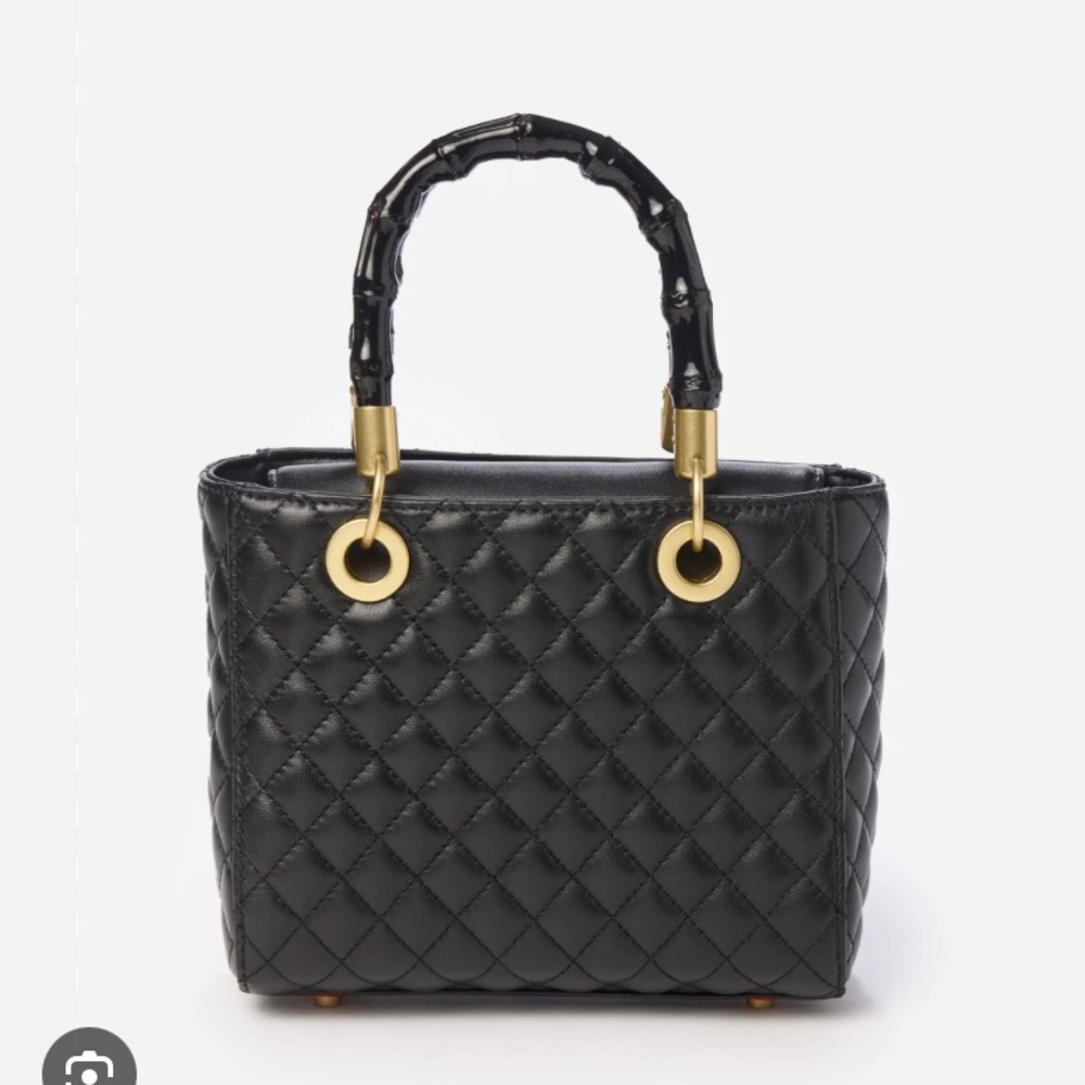 J McLaughlin bamboo handle bag